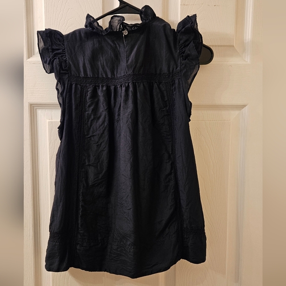 Jcrew flutter sleeve top in cotton-silk voile - Picture 3 of 5